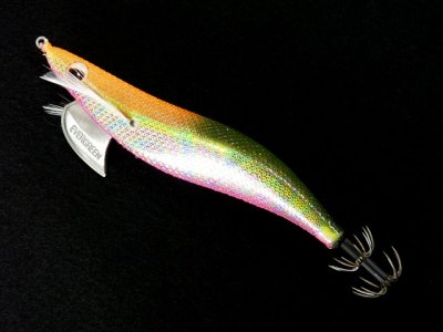 画像2: エバーグリーン(EVERGREEN)☆エギ番長　3.0号　オレンジ・コンビ・ホロ銀　 ＃2012HS