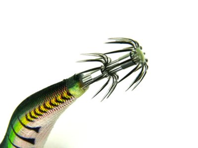 画像1: マルシン(MARUSHIN)☆DRAGON 至高のエギ 3.5号 赤グリーン