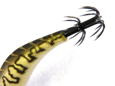 画像1: マルキユーFishLeague☆エギリー ダートマックス(EGILEE DARTMAX) 3.0号 D27CG：ラクジュアタイガークリスタルゴールド