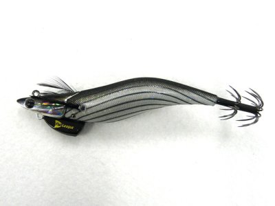 画像2: マルキユーFishLeague☆エギリー ダートマックスTR(EGILEE DARTMAX) 3.5号 40g-BK TR07: ブラックボーダーシルバー