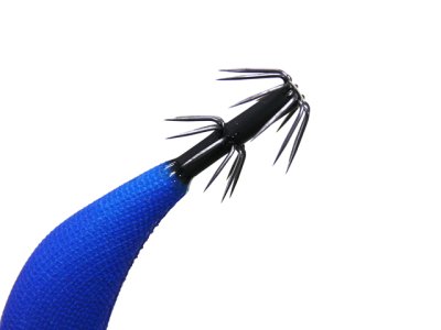 画像1: マルキユーFishLeague☆エギリー ダートマックス オモリグSP(EGILEE DARTMAX OMORIG SPECIAL) 2.5号 OR05:レッドヘッド/ブルーグロウ(夜光)