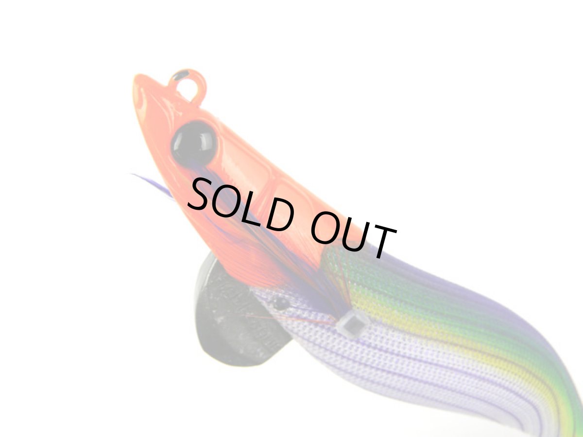 画像1: マルキユーFishLeague☆エギリー ダートマックス(EGILEE DARTMAX) 3.5号 D39CP：オレンジヘッド/パープルボーダークリスタルパープル (1)