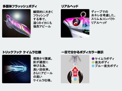 画像3: デュエル(DUEL) ヨーヅリ(YOZURI)☆イージーキュー(EZ-Q) フィンプラス TR 3.0号 30g 05 BWBW