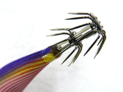 画像1: ダイワ(DAIWA)☆エメラルダス(Emeraldas)　ボート2 3.5号30g #1赤-縞パープル