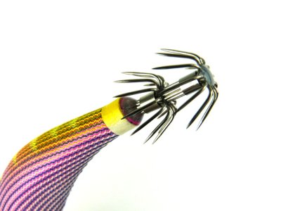 画像1: ダイワ(DAIWA)☆エメラルダス ボートジョイント(EMERALDAS BOAT JOINT) 3.0号 25g #04ピンク-縞ピンクオレンジイエロー