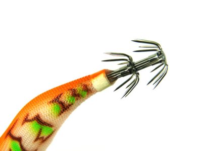 画像1: ダイワ(DAIWA)☆エメラルダス アモラスジョイント(EMERALDAS AMOROUS JOINT) TYPE-S 3.0号 12.5g #08夜光-オレンジエビ