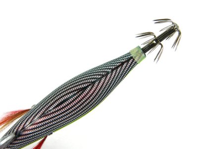 画像2: ダイワ(DAIWA)☆エメラルダス ダートLC(EMERALDAS DART LC) TypeS 3.0号 15.0g #01 赤－縞アーミーグリーン杉