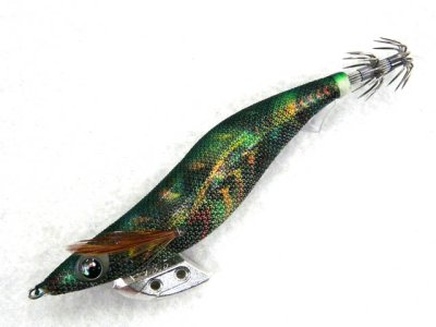 画像3: ヤマシタ(YAMASHITA)☆エギ王K 2.5号 010 レオパードグリーン