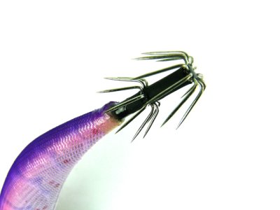 画像1: オーナー(OWNER)☆ドローフォー(Draw4) モンスター ザ ライド 4.0号 80 ピンクパープル/ブルーグローシュリンプ