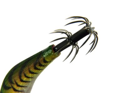 画像1: がまかつ(gamakatsu)☆ラグゼ エヴォリッジ デッドフォール(LUXXE EVOLIDGE DEADFALL) 3.5号 #49 ダークグリーンアジ