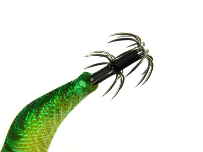 画像1: がまかつ(gamakatsu)☆ラグゼ エヴォリッジ デッドフォール(LUXXE EVOLIDGE DEADFALL) 3.5号 #52 クリアグローグリーン