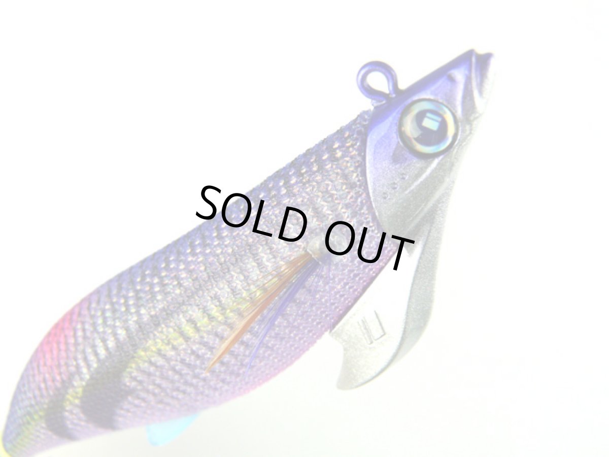 画像1: メジャークラフト(Major Craft)☆餌木蔵 ベイトフェザーTR EBFT-3.5号 30g #06 ケイムラパープル (1)