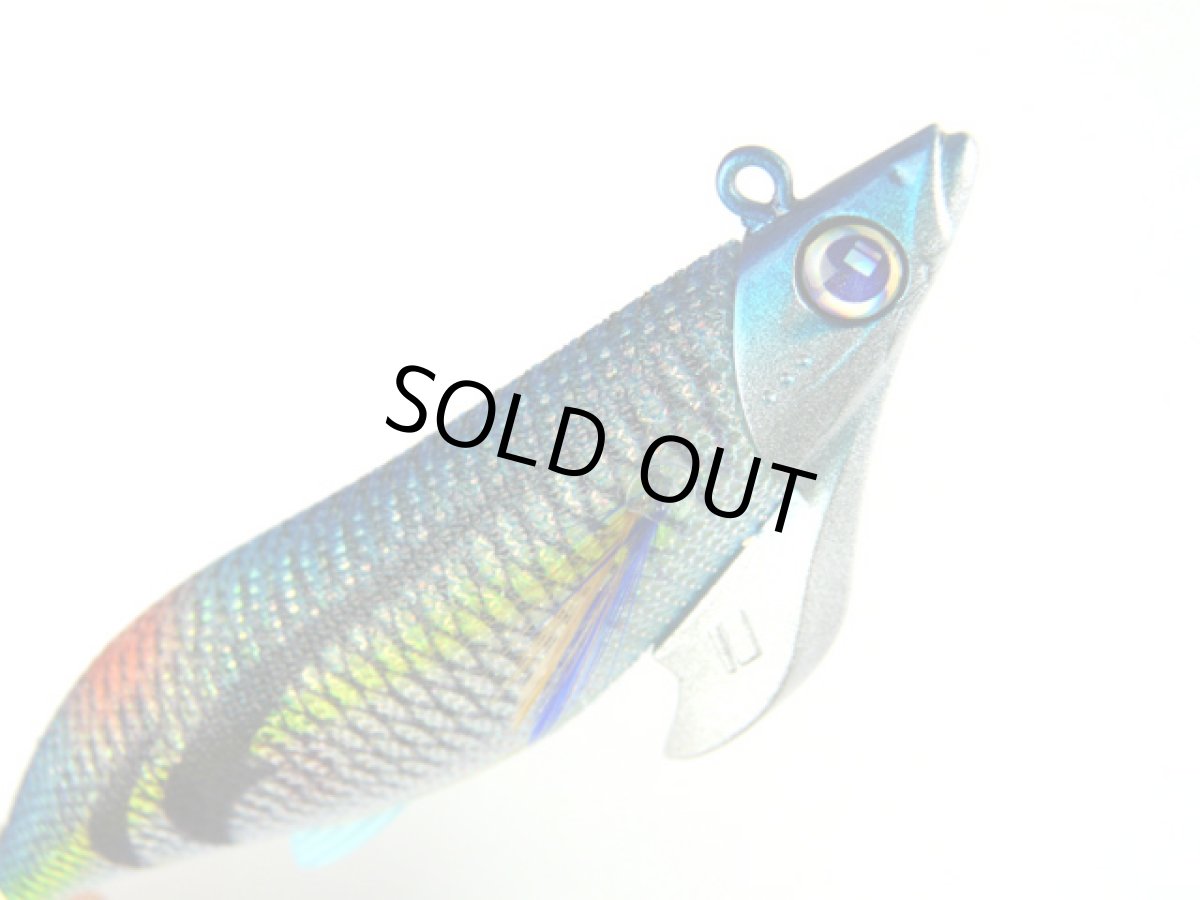 画像1: メジャークラフト(Major Craft)☆餌木蔵 ベイトフェザーTR EBFT-3.5号 40g(ビッグカンナ) #03 ブルー夜光マーブルブルー (1)