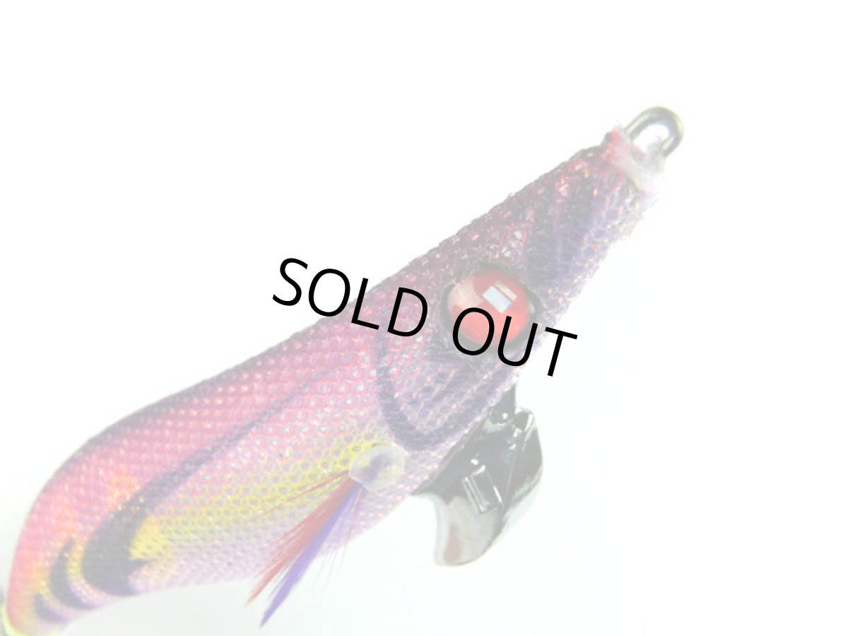 画像1: メジャークラフト(Major Craft)☆餌木蔵 ベイトフェザー(ラトル) 3.5号 #12 パープル夜光ゴールドピンク（デザインゴールド） (1)