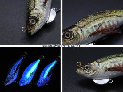 画像2: リトルジャック(LITTLE JACK)☆ハグゴス(HUGGOS) 55mm/6g #01 極 AJI/UV