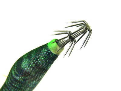 画像1: 釣研(TSURIKEN)☆エギスタBTB 3.0号ノーマル あおさグリーン