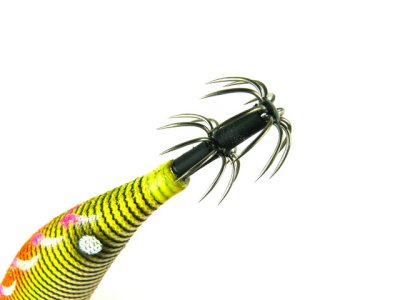 画像1: スクイッドマニア(SQUID MANIA)☆ワイルドチェイス(WILD CHASE) B-TR 3.5号 #BT19 鬼ハタオレンジ(金テープ/RED-glow)