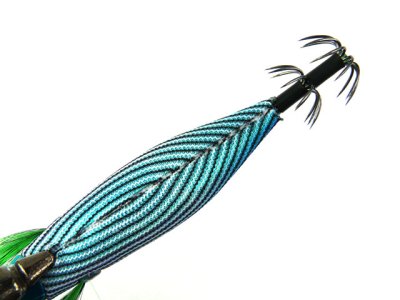 画像2: ジークラック(GEECRACK)☆ローハイド紫煙(LOWHIDE SHIEN) 3.0号 #003ストライプパープル/グリーン