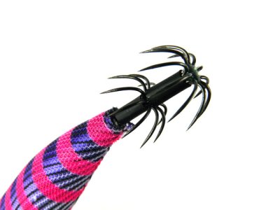 画像1: ジークラック(GEECRACK)☆ローハイド紫煙(LOWHIDE SHIEN) 3.0号ラトル #017シマシマピンク/パープル