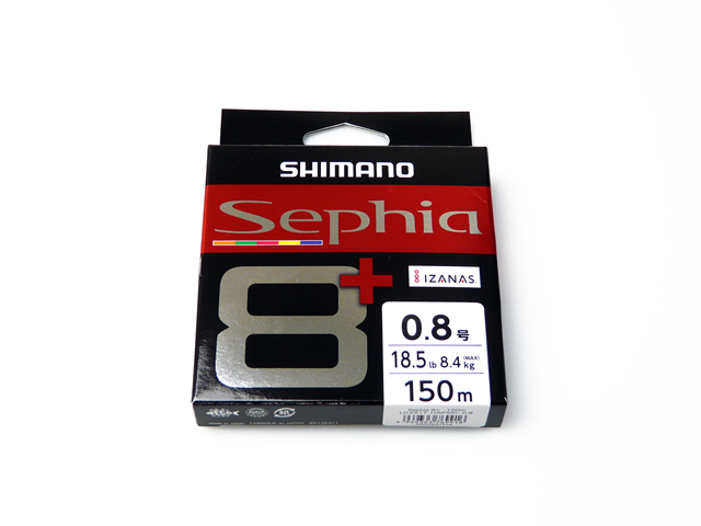 画像1: シマノ(Shimano)☆セフィア8+(Sephia 8+) LD-E51T 150m 0.8号【メール便だと送料220円】