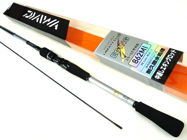 ダイワ製リール付　LIBERTY CLUB EGING 862M エギングロッド Amazon | ダイワ(DAIWA) エギングロッド リバティークラブエギング
