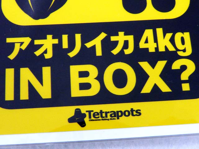 画像: テトラポッツ(Tetrapots)☆IN BOX ステッカー アオリイカ【メール便だと送料220円】