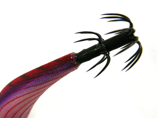 画像: マルキユーFishLeague☆エギリー ダートマックス(EGILEE DARTMAX) 2.5号 D36CR：レッドパープルクリスタルレッド【メール便だと送料220円】