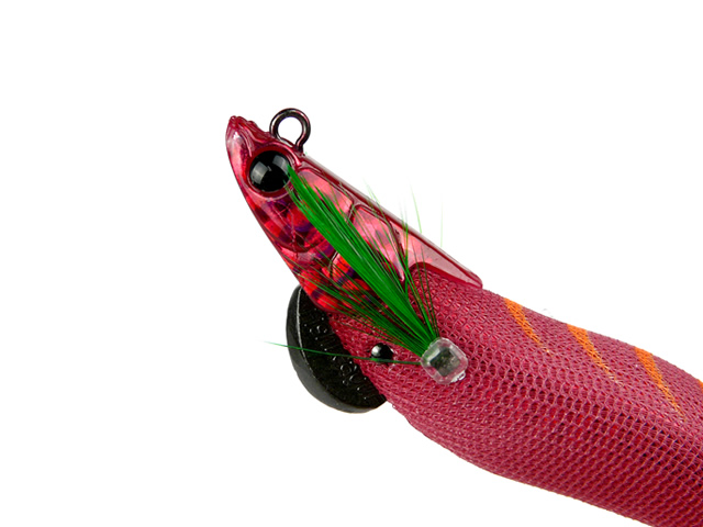 マルキユーFishLeague☆エギリー ダートマックス オモリグSP(EGILEE DARTMAX OMORIG SPECIAL) 2.5号  OR03:レッドヘッド ホロレッド【メール便だと送料220円】 アオリイカ釣り具(ヤエン・エギング・ウキ釣り)専門通販「あおりねっとショップ」